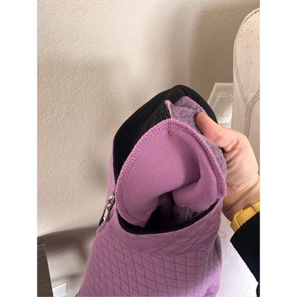 Allison Daley Lavender Quilted Zip Up - Picture 8 of 8